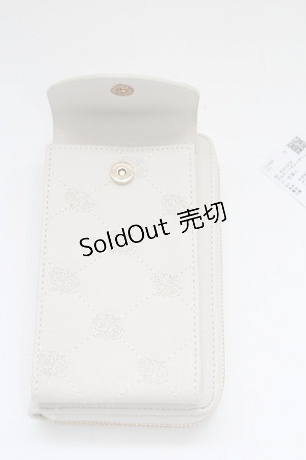 画像4: axes femme / 花モチーフキルトポシェット  キナリ T-26-02-18-039-AX-BG-SA-ZT (4)