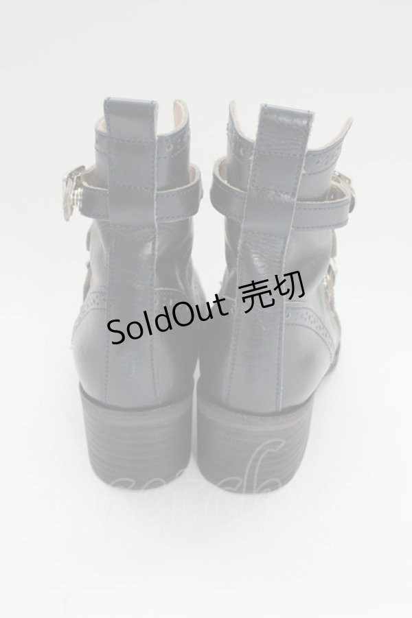 画像4: Jane Marple / 4連ストラップシューズ L ネイビー T-26-02-18-040-JM-SH-SA-ZT (4)