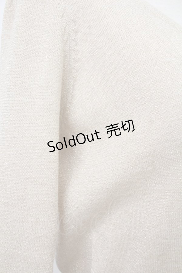 画像5: Emily Temple cute / フロントレースラメニットカーディガン  ゴールド T-26-02-18-006-ET-TO-SA-ZT (5)