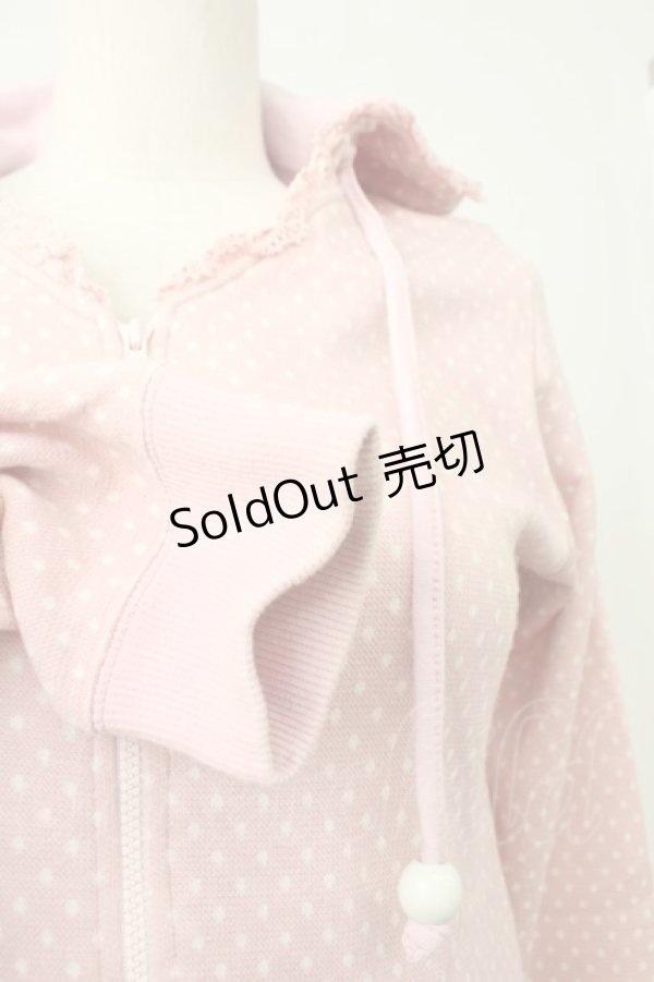 画像6: MILK / ドットパーカー  ピンクＸ白 T-26-02-18-007-ML-TO-SA-ZT (6)