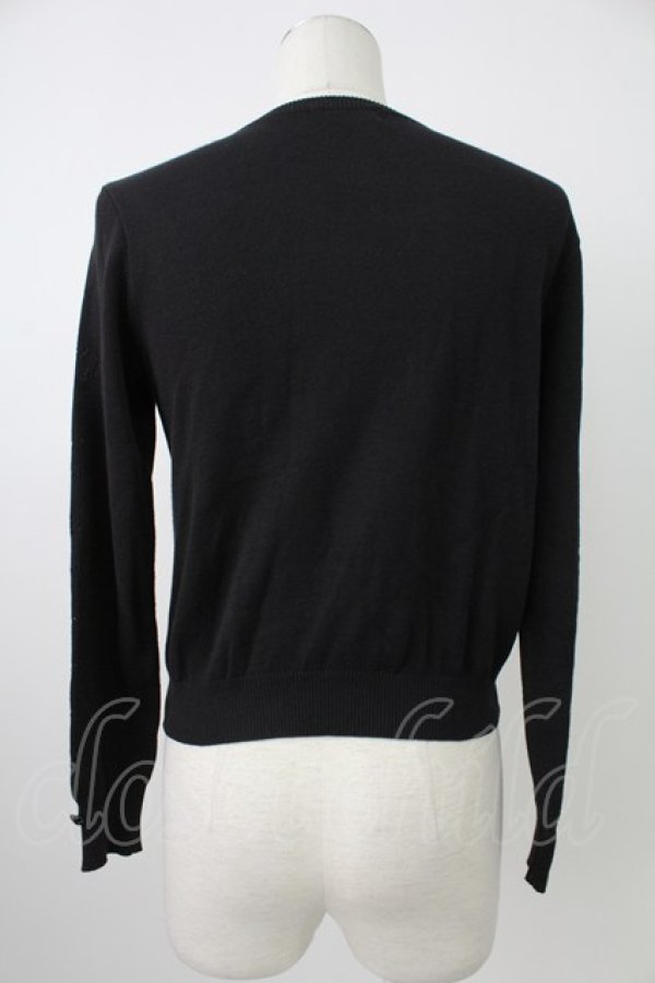 画像2: MILK / ハートポケットカーディガン  黒 T-26-02-18-012-ML-TO-SA-ZT (2)