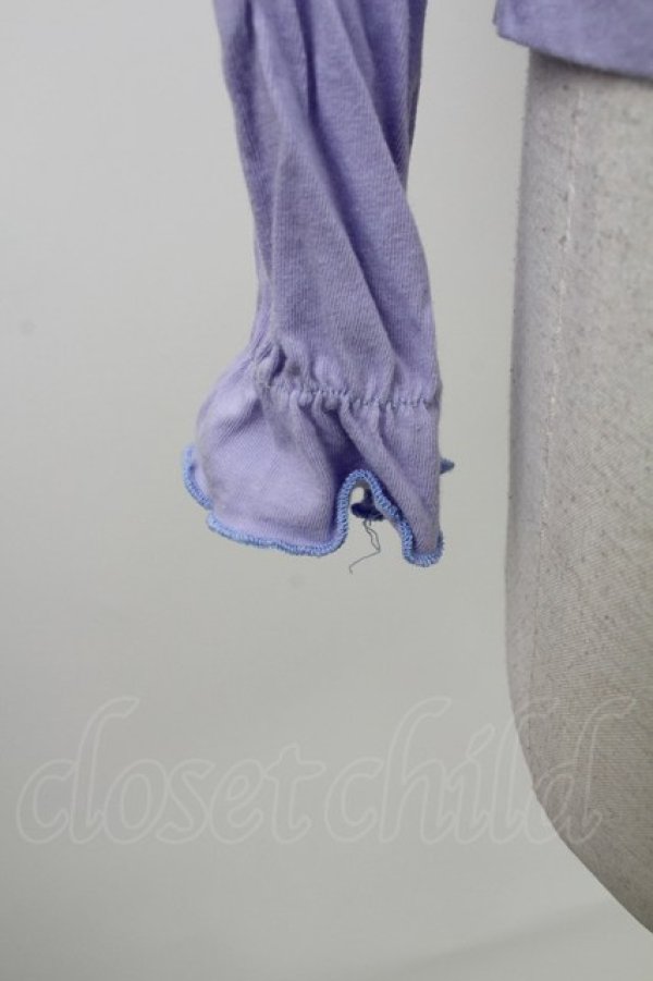 画像8: Nile Perch / 流れ星ワッペン襟カットソー  ラベンダー T-26-02-18-001-LO-TO-SA-ZT (8)