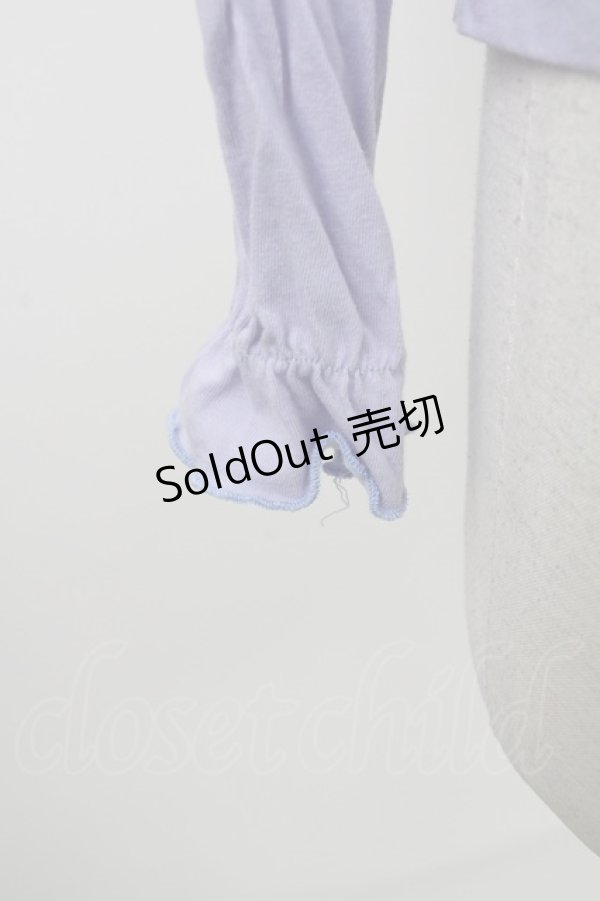 画像8: Nile Perch / 流れ星ワッペン襟カットソー  ラベンダー T-26-02-18-001-LO-TO-SA-ZT570 (8)