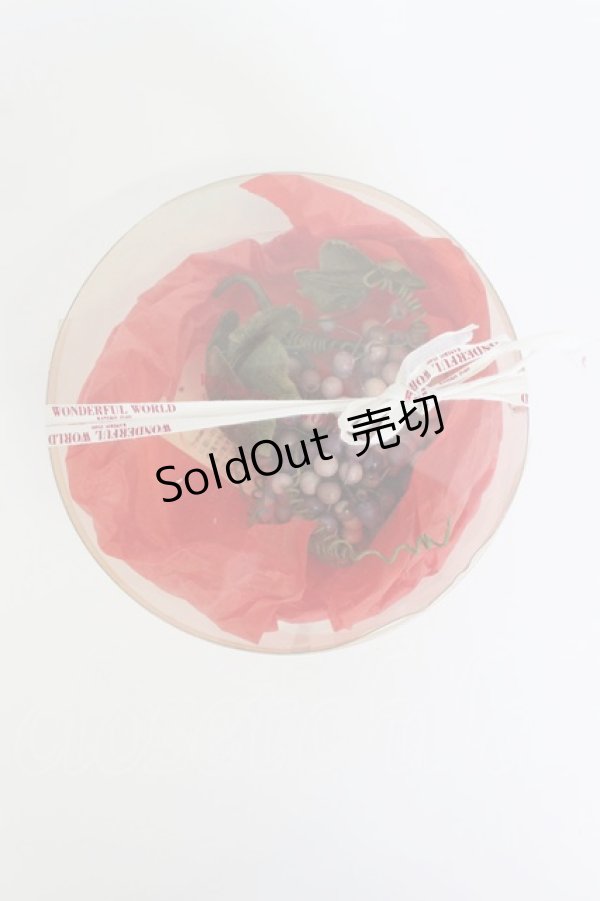 画像5: WONDERFUL WORLD / ブルーベリーコサージュ  パープルＸ緑 T-26-02-19-033-LO-AC-SA-ZT (5)