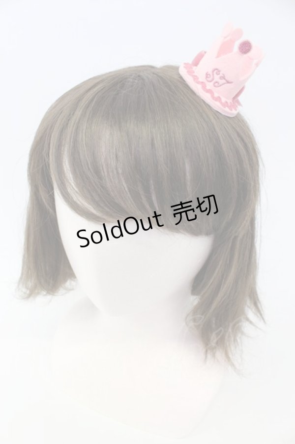 画像1: Shirley Temple / 王冠ミニヘアパッチン  ピンク T-26-02-19-038-ET-AC-SA-ZT486 (1)