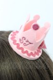 画像2: Shirley Temple / 王冠ミニヘアパッチン  ピンク T-26-02-19-038-ET-AC-SA-ZT (2)