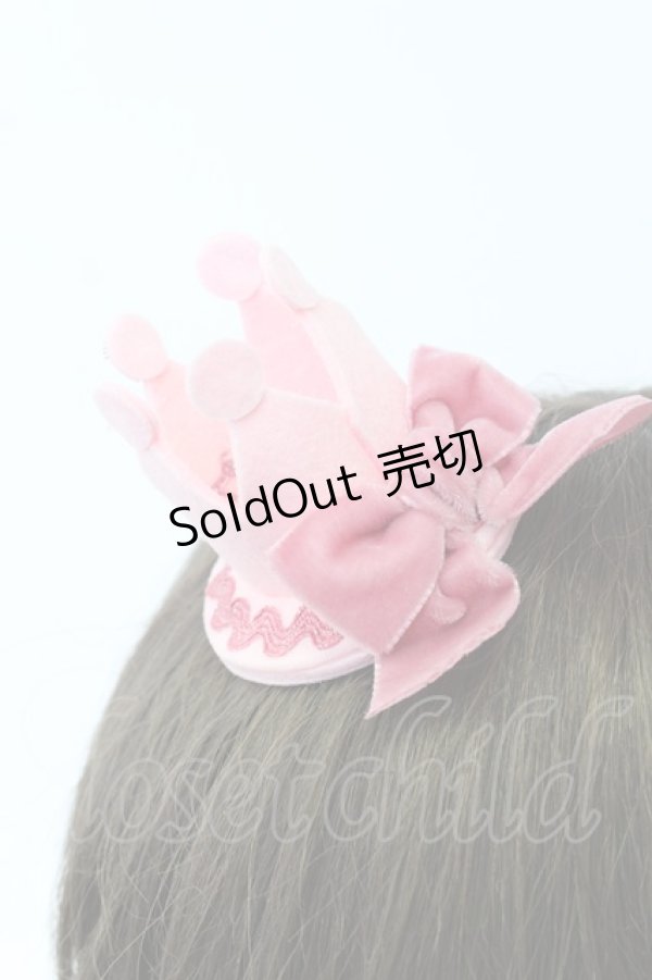 画像3: Shirley Temple / 王冠ミニヘアパッチン  ピンク T-26-02-19-038-ET-AC-SA-ZT486 (3)