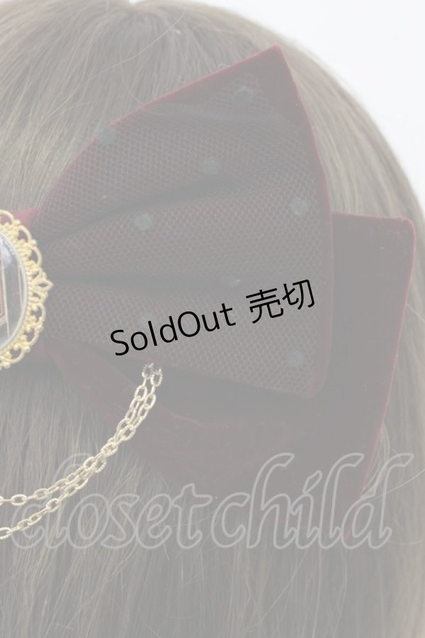 画像2: Amavel / エンブレムカメオリボン2WAY  ボルドー T-26-02-19-044-CA-AC-SA-ZT (2)