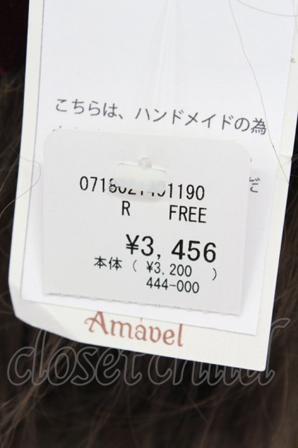 画像5: Amavel / エンブレムカメオリボン2WAY  ボルドー T-26-02-19-044-CA-AC-SA-ZT (5)