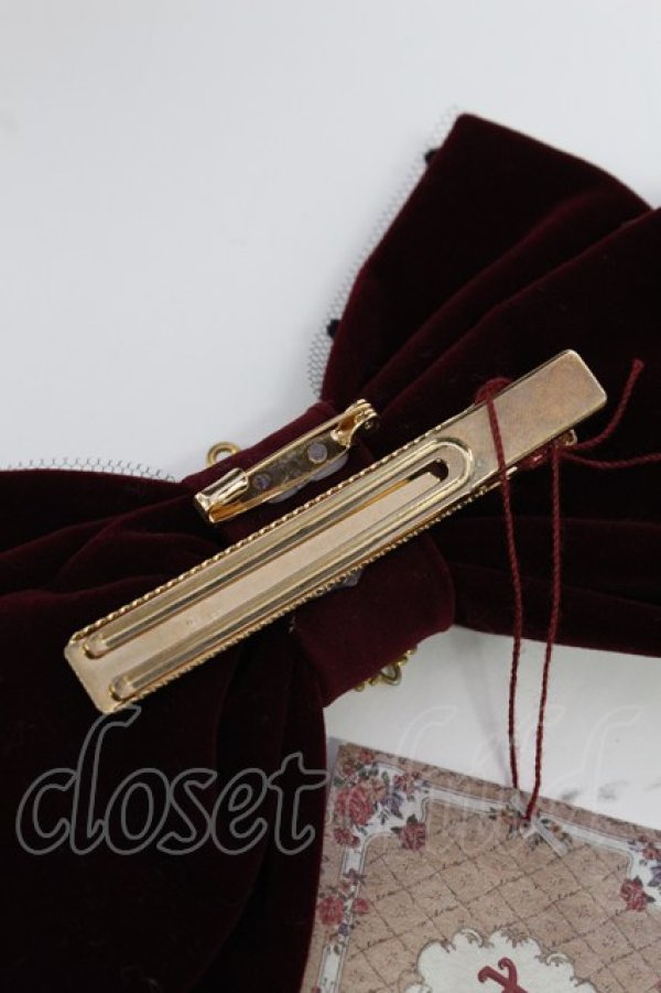 画像6: Amavel / エンブレムカメオリボン2WAY  ボルドー T-26-02-19-044-CA-AC-SA-ZT (6)