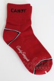 画像1: Candy Stripper / ソックス  レッド T-26-02-19-010-PU-ZA-SA-ZT (1)