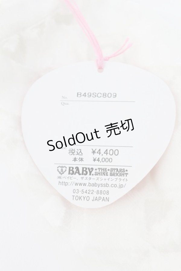 画像3: BABY,THE STARS SHINE BRIGHT / BABYダイヤ柄シースルーオーバーニーソックス  白 T-26-02-19-001-BA-ZA-SA-ZT437 (3)