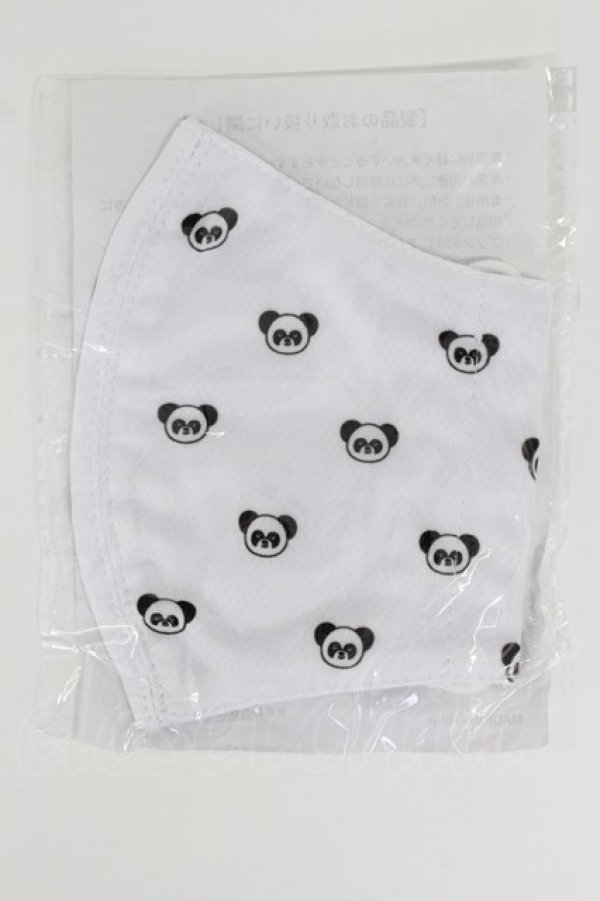 画像1: Candy Stripper / PEPE PATTERN MASK  ホワイト T-26-02-19-015-PU-ZA-SA-ZT (1)