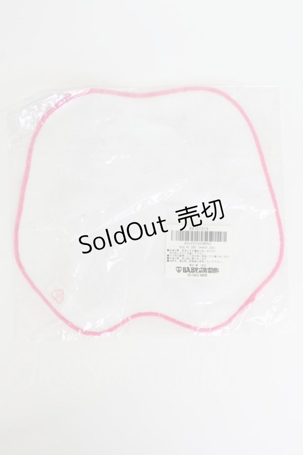 画像2: BABY,THE STARS SHINE BRIGHT / うさくみゃちゃんのおかおタオルハンカチ  ピンクＸ白 T-26-02-19-018-BA-ZA-SA-ZT437-F007 (2)