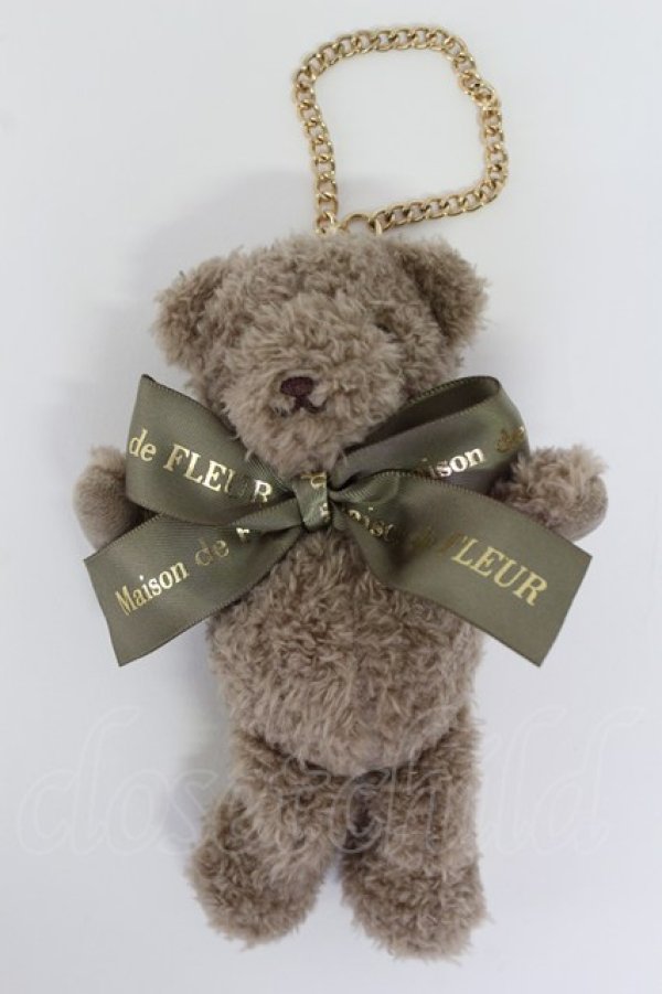 画像1: Maison de FLEUR / くまさんバッグチャーム   T-26-02-19-029-LO-ZA-SA-ZT (1)
