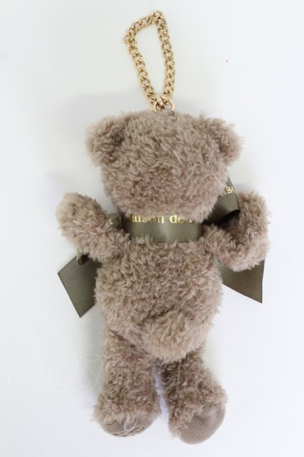 画像2: Maison de FLEUR / くまさんバッグチャーム   T-26-02-19-029-LO-ZA-SA-ZT (2)