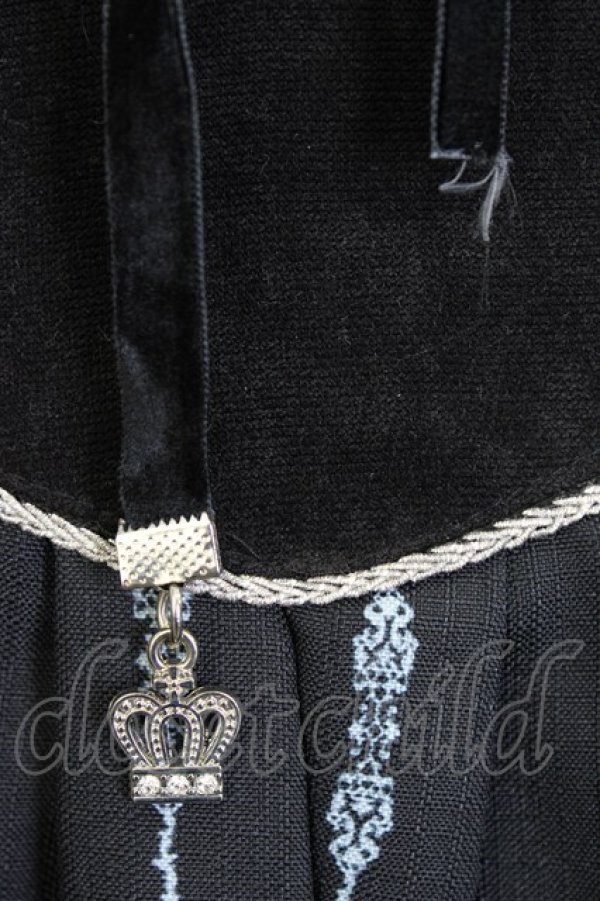 画像5: Secret Honey / オーナメントクリスマスワンピース(ディズニープリンセスVer.)  黒 T-26-02-20-025-CA-OP-SA-ZT (5)