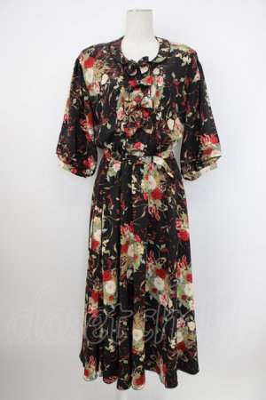 画像: KANEKO ISAO / グズベリー&ブーケワンピース  クロ T-26-02-20-027-EL-OP-OW-ZT