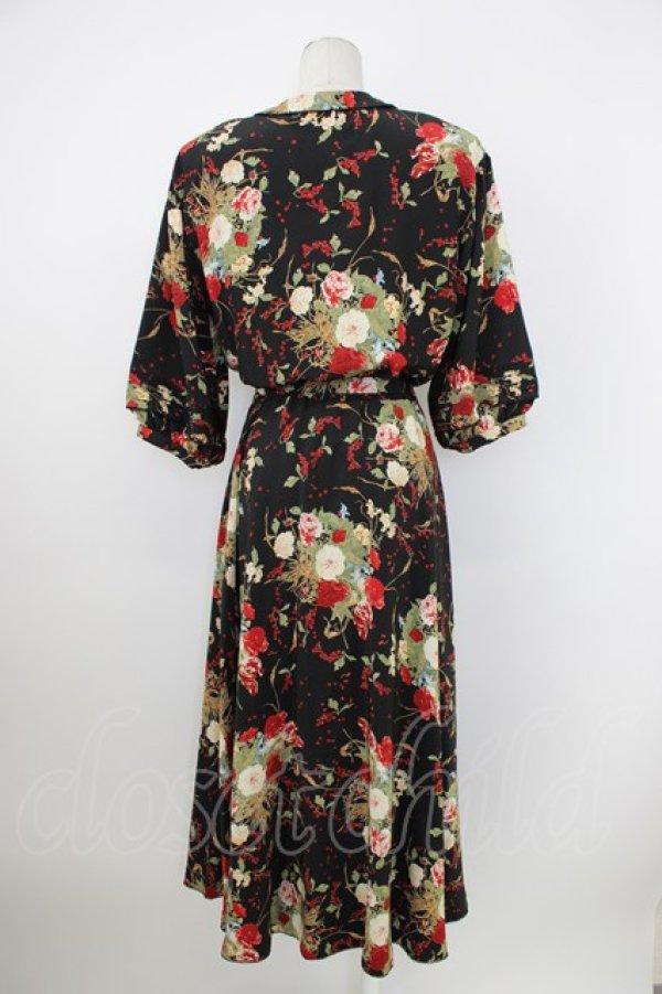 画像2: KANEKO ISAO / グズベリー&ブーケワンピース  クロ T-26-02-20-027-EL-OP-OW-ZT (2)