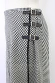 画像3: INGEBORG / ベルト使い千鳥柄スカート L クロ T-26-02-20-030-LO-SK-OW-ZT (3)