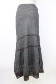 画像2: INGEBORG / レース配色カットスカート  グレー T-26-02-20-031-LO-SK-OW-ZT (2)