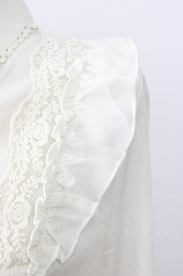 画像5: axes femme / フリルブラウス  アイボリー T-26-02-20-003-AX-BL-SA-ZT (5)