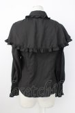 画像2: axes femme kawaii / 刺繍入りケープ付き2wayブラウス  黒 T-26-02-20-012-AX-BL-SA-ZT (2)