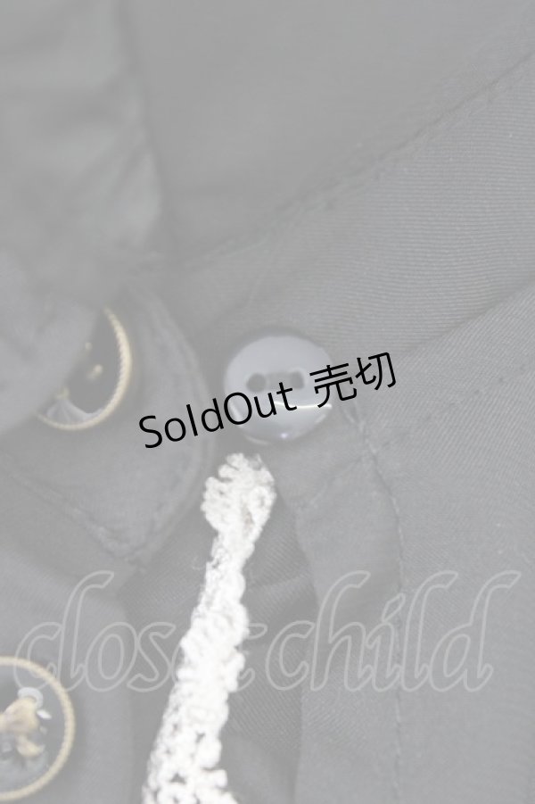 画像4: axes femme kawaii / 刺繍入りケープ付き2wayブラウス  黒 T-26-02-20-012-AX-BL-SA-ZT (4)