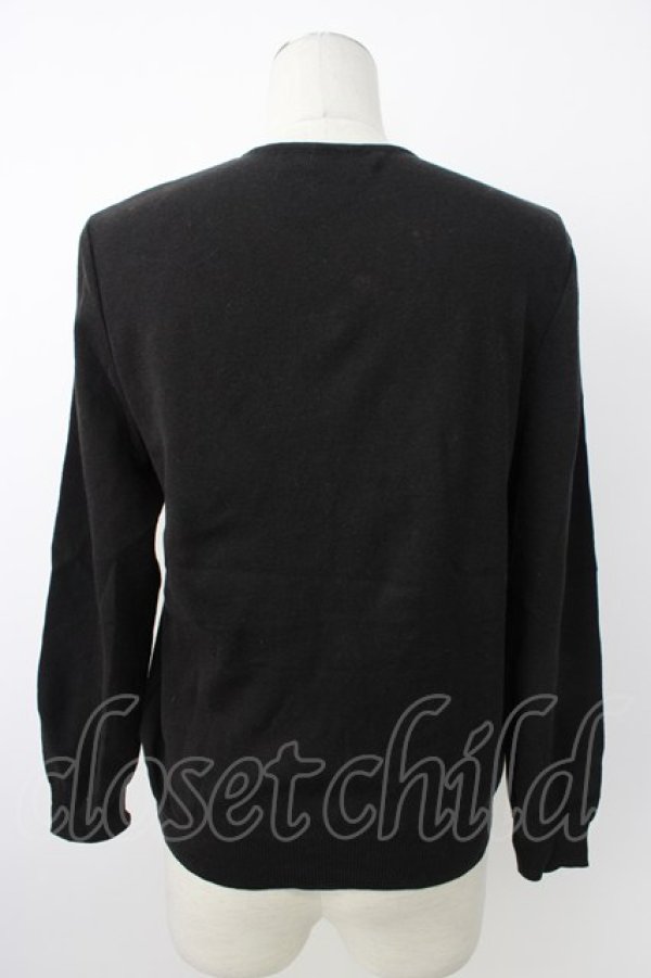 画像2: INGEBORG / ドットチュール使いカーディガン  クロ T-26-02-20-013-LO-TO-OW-ZT (2)