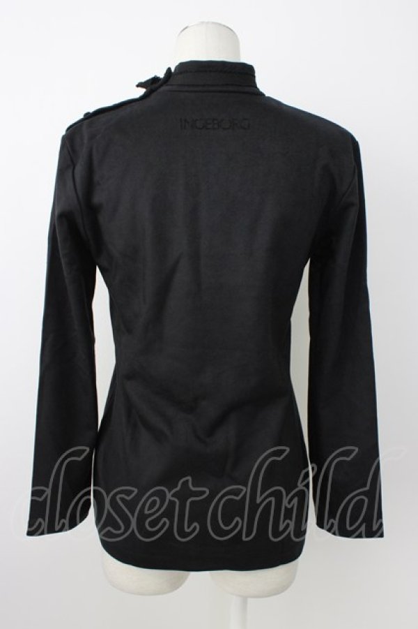 画像2: INGEBORG / スエード調プルオーバー  クロ T-26-02-20-014-LO-TO-OW-ZT (2)