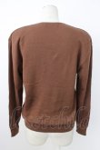 画像2: KANEKO ISAO / リボンモチーフ使いニットプルオーバー  ブラウン T-26-02-20-015-EL-TO-OW-ZT (2)