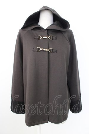 画像: axes femme / ダンボールニットケープ  黒 T-26-02-20-017-AX-TO-SA-ZT