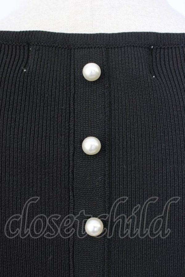 画像3: MISCH MASCH / レース袖Aラインワンピース F 黒 T-26-02-20-018-PU-OP-SA-ZT (3)