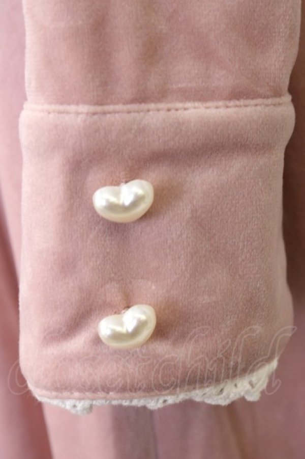 画像4: Lolime by mellfy memory / Pretty Heartsベロアワンピース M ピンク T-26-02-20-020-GO-OP-SA-ZT (4)