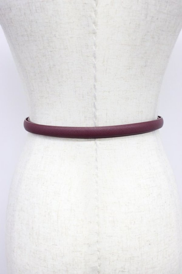画像2: F i.n.t / Uバックルベルト  ワイン T-26-02-21-003-0-ZA-OW-ZT (2)