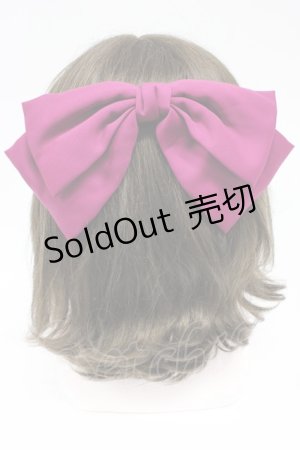 画像: an another angelus / リボンバレッタ  マゼンダ T-26-02-21-028-CA-ZA-IG-ZT633-F001