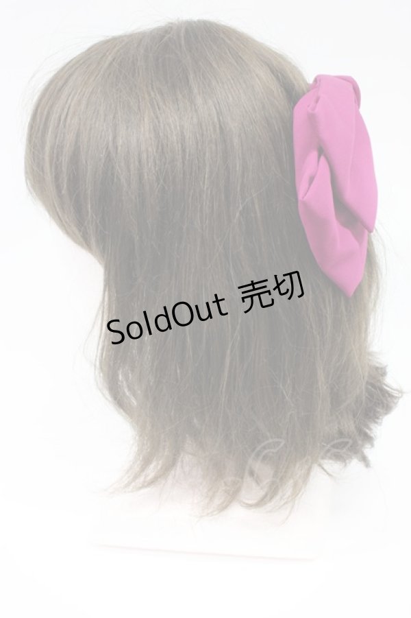 画像2: an another angelus / リボンバレッタ  マゼンダ T-26-02-21-028-CA-ZA-IG-ZT633-F001 (2)