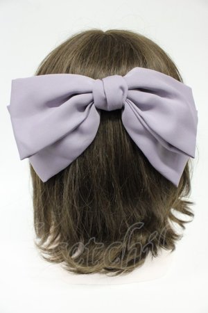 画像: an another angelus / リボンバレッタ  ラベンダー T-26-02-21-029-CA-ZA-OW-ZT