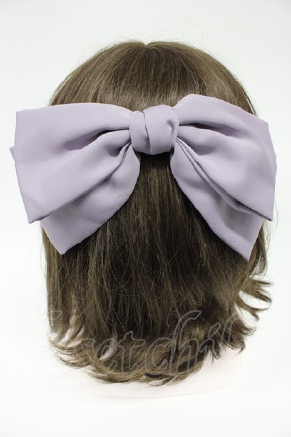 画像1: an another angelus / リボンバレッタ  ラベンダー T-26-02-21-029-CA-ZA-OW-ZT (1)