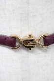 画像3: F i.n.t / Uバックルベルト  ワイン T-26-02-21-003-0-ZA-OW-ZT (3)