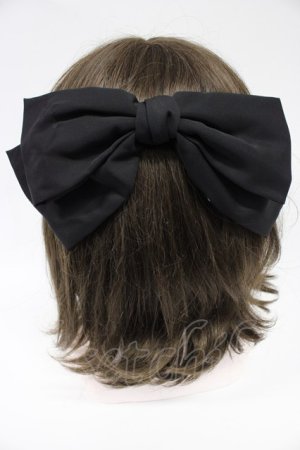 画像: an another angelus / リボンバレッタ  クロ T-26-02-21-030-CA-ZA-OW-ZT