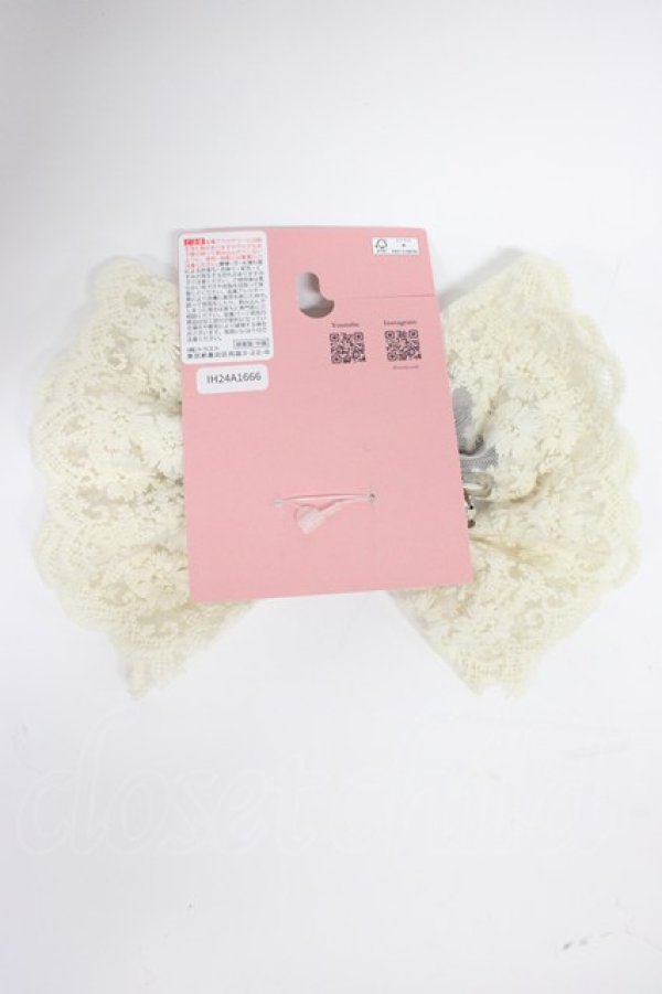 画像2: m petit by misako / AMレースバレッタ  キナリ T-26-02-21-034-LO-AC-OW-ZT (2)