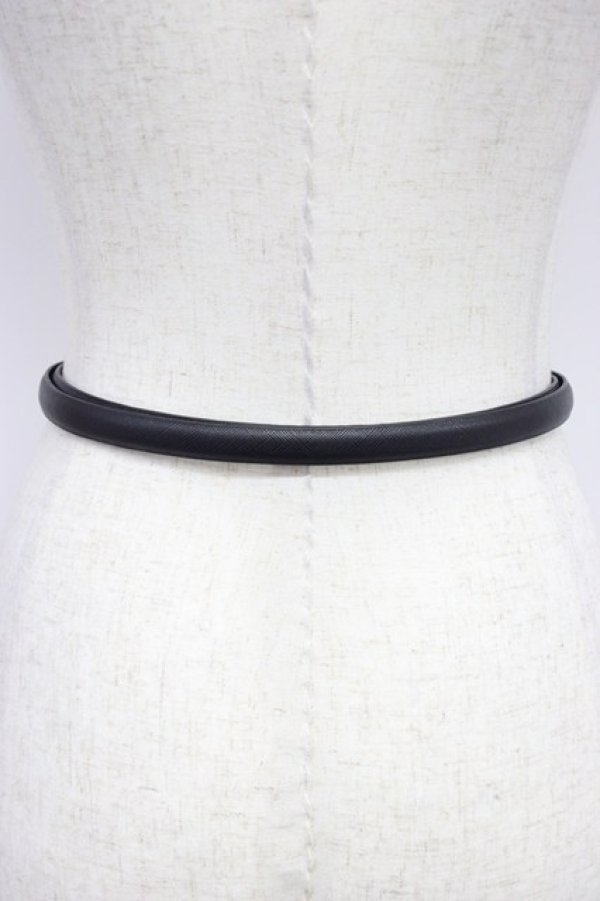 画像2: F i.n.t / Uバックルベルト  クロ T-26-02-21-004-0-ZA-OW-ZT (2)