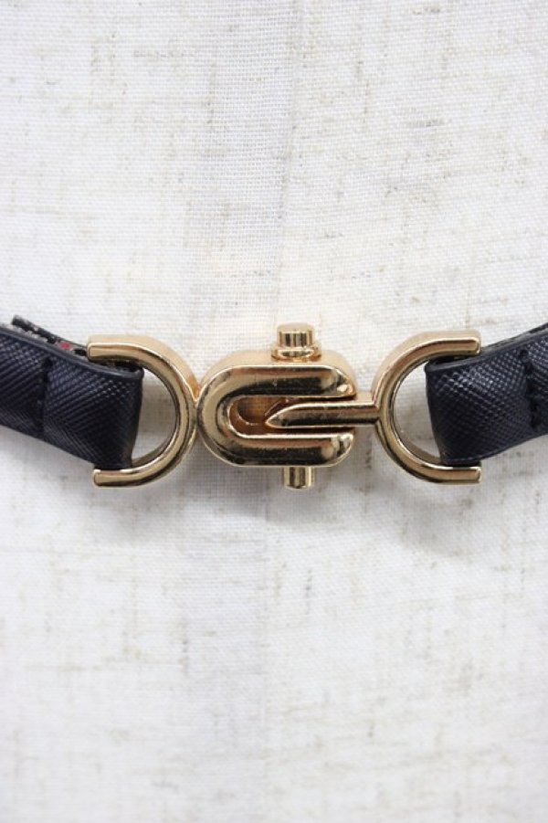 画像3: F i.n.t / Uバックルベルト  クロ T-26-02-21-004-0-ZA-OW-ZT (3)