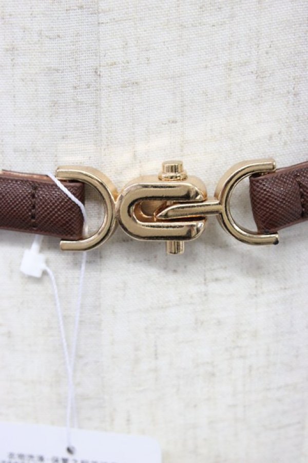 画像3: F i.n.t / Uバックルベルト  ブラウン T-26-02-21-005-0-ZA-OW-ZT (3)