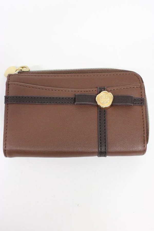 画像1: m petit by misako / NINA'Sコラボ フラグメントケース  ブラウン T-26-02-21-008-LO-ZA-OW-ZT (1)