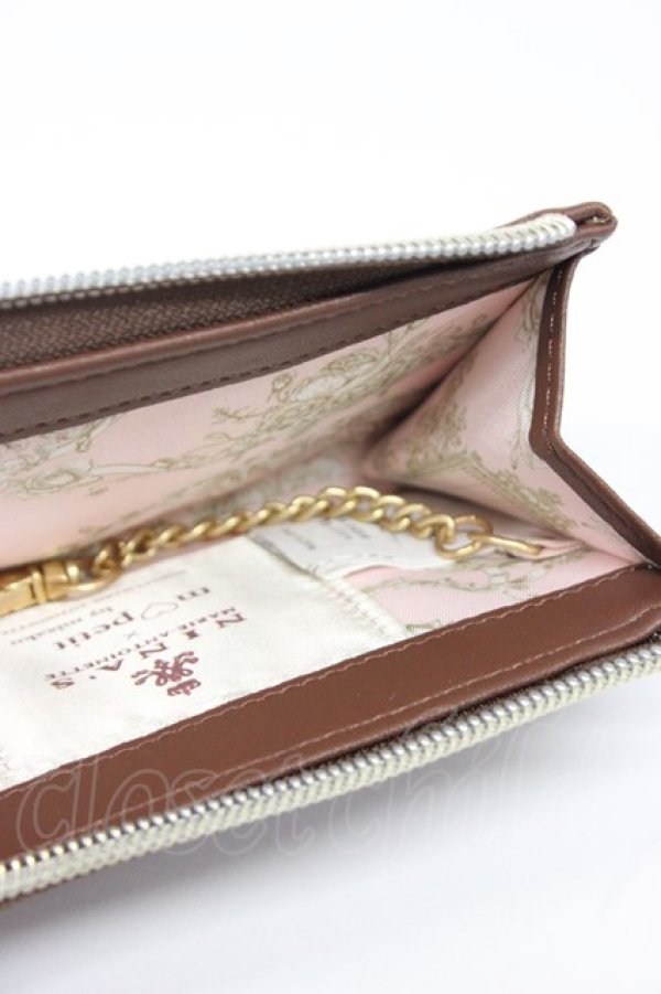 画像6: m petit by misako / NINA'Sコラボ フラグメントケース  ブラウン T-26-02-21-008-LO-ZA-OW-ZT (6)