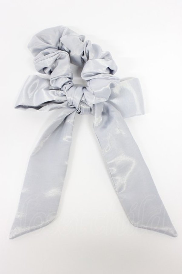 画像2: Fi.n.t / リボンシュシュ  グレー T-26-02-21-016-CA-ZA-OW-ZT (2)