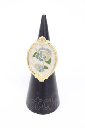 画像: LOLITAその他 / ステンドグラス風リング  ゴールド T-26-02-21-017-LO-AC-OW-ZT