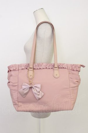 画像: m petit by misako / TT*AMリボンチャームTT  ピンク T-26-02-23-001-LO-BG-SA-ZT